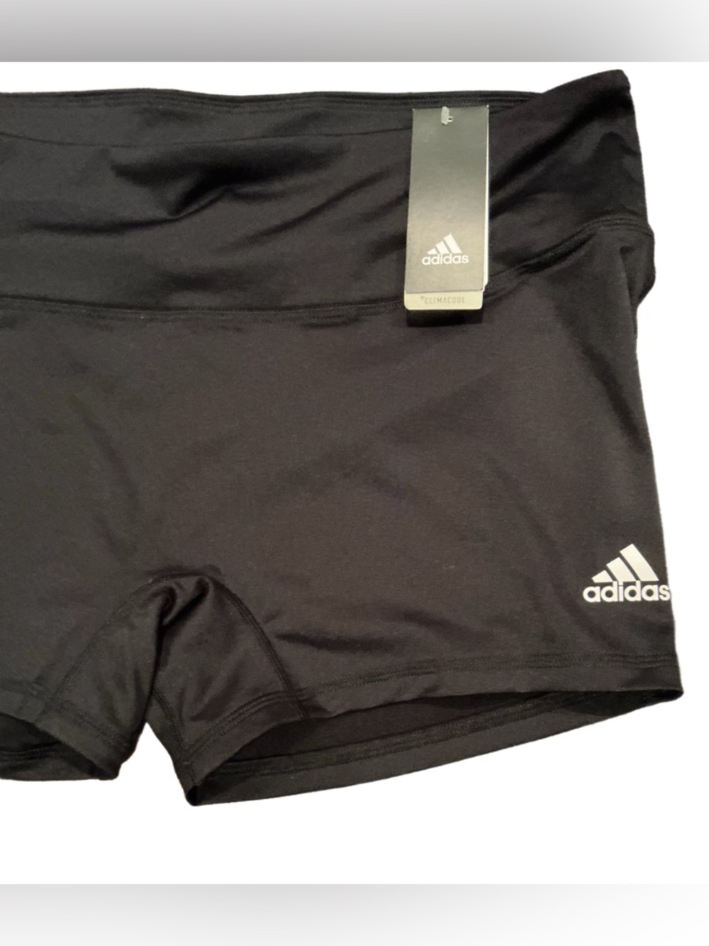 Adidas Black Women's Athletic Shorts XXL  NWT - Picture 2 of 3